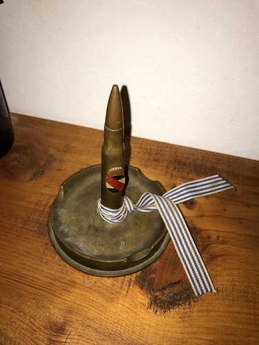 Imagen 4 de 5 de Antiguo Adorno Militar En Bronce