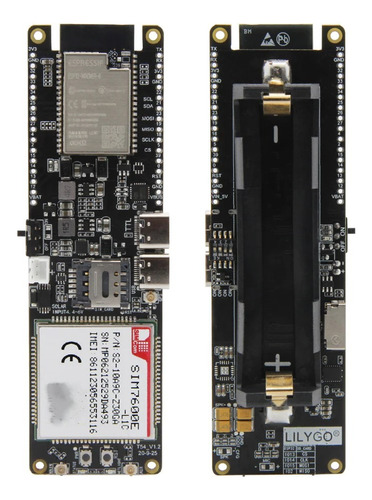 Lilygo® Ttgo Sim7600sa-h+esp32 Wrover(4g+wifi+bluetooth+gps)