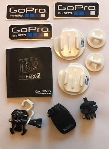Gopro Hero 2 Com Cartão De 32gb E Muitos Acessórios!!!