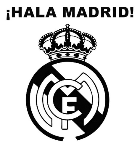 Vinil Decorativo Real Madrid Hala Madrid