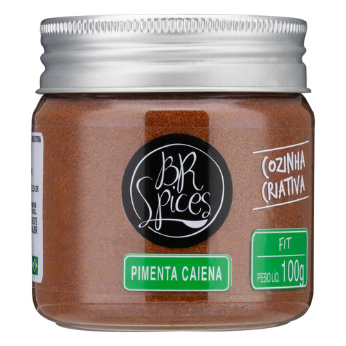 Pimenta-Caiena Pó BR Spices Fit Pote 100g