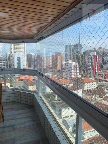 Apartamento Com 3 Dormitórios À Venda, 100 M² Por R$ 800.000 - Canto Do Forte - Praia Grande/sp - Ap2592