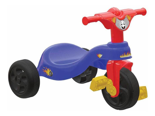 Triciclo Infantil - Fast - Azul - Pais E Filhos