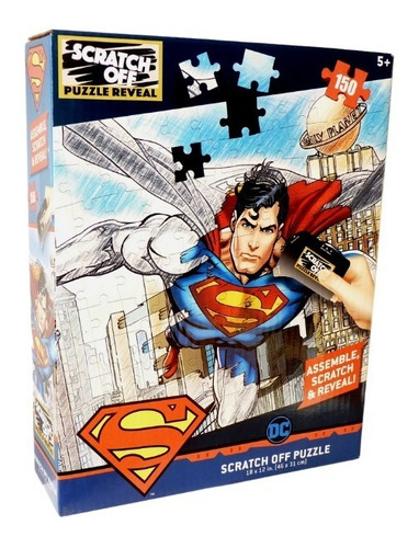 Rompecabeza Puzzle Mágico 2*1 Superman Universo Extendido Dc
