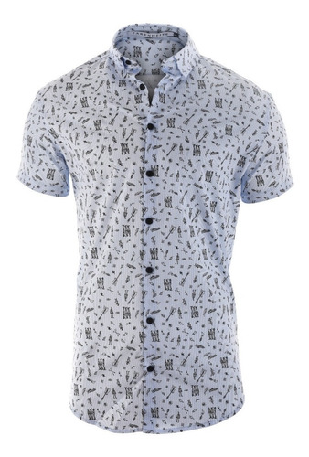 Camisa Hombre Farenheite M/c Rock