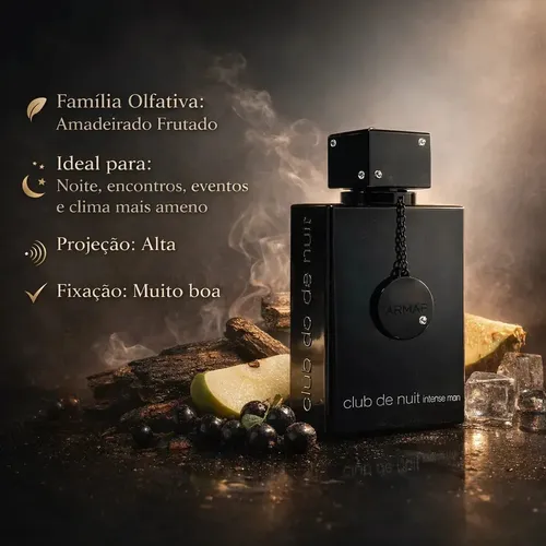 Armaf Club De Nuit Intense Man 105ml Fixação Forte EDT