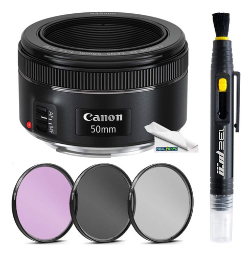 Canon Ef 50 mm 1.8 stm Lens Deal Expo Basic Accesorio
