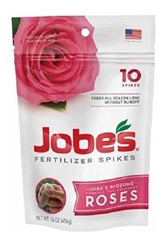 Fertilizante De Jardín - Jobe's Rose Fertilizer Spikes