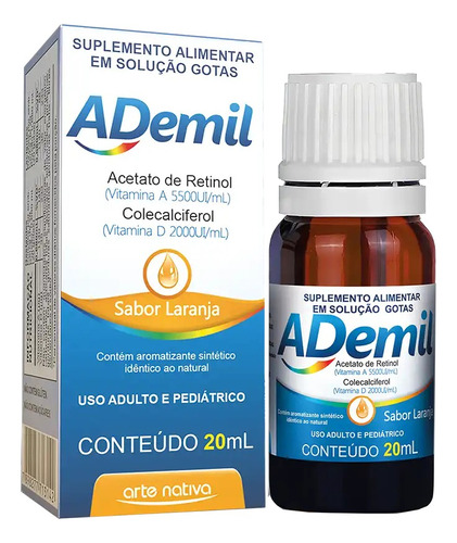 Ademil A+d Gotas 20ml (vitamina)