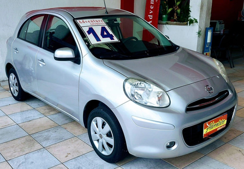 Imagem 4 de 13 de Nissan March 1.6 S Ano:2014 Prata Flex Completo