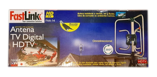 Antena Tv Digital Hd Con Booster Alta Calidad Envío Gratis