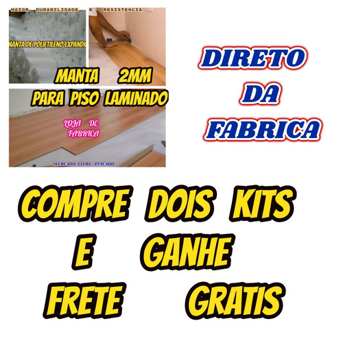 Manta Acrilica 2mm P/piso Laminado Ou Embalagens Kit C/30mt²