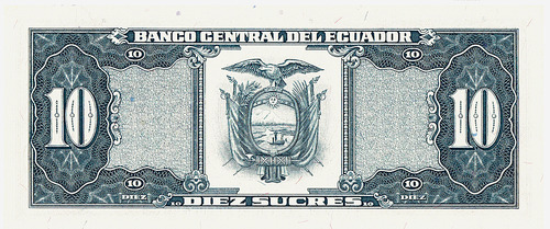 Billete De Ecuador 10 Sucres, Sebastián Benalcázar 1988 Nvo.