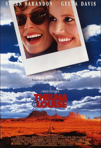 Thelma & Louise Vhs Susan Sarandon Geena Davis Vhs Sin Caja