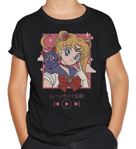 Remera Sailor Moon Diseños Niño Algodón