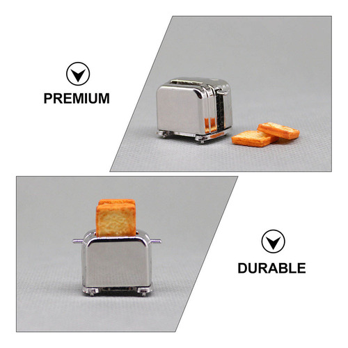 Mini Máquina De Hacer Pan De Simulación Modelo Mini House