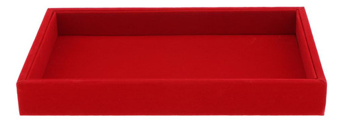 Caja De Almacenamiento De Joyas De De Anillos Caja De Rojo