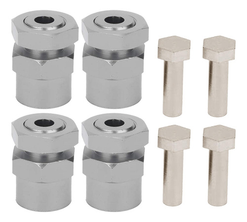 2 Metal 12mm A 17mm Rueda Hexagonal Hub Adaptador
