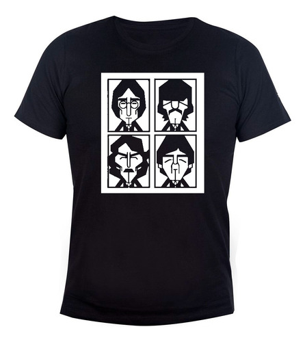 Remera Algodón The Beatles Rock