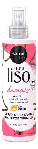 Spray Antifrizz Defrizante Meu Liso Demais Proteção Térmica Vegano Salon Line 240ml