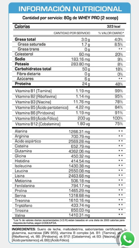 Imagen 3 de 3 de Whey Pro 5 Kilos / 5kg +shaker ! Delivery Gratis !