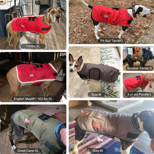 Beautyzoo Abrigo Reflectante De Invierno Para Perros De...