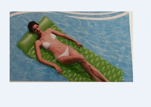 Colchoneta Inflable Para Piscina Americana Marca Water Swim