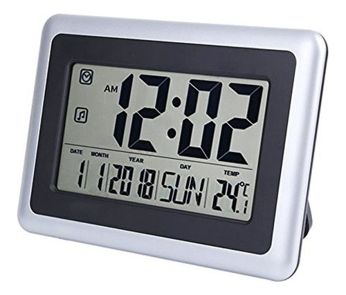 Umexus Large Display Digital Wall Desk Alarm Clock Con Fecha