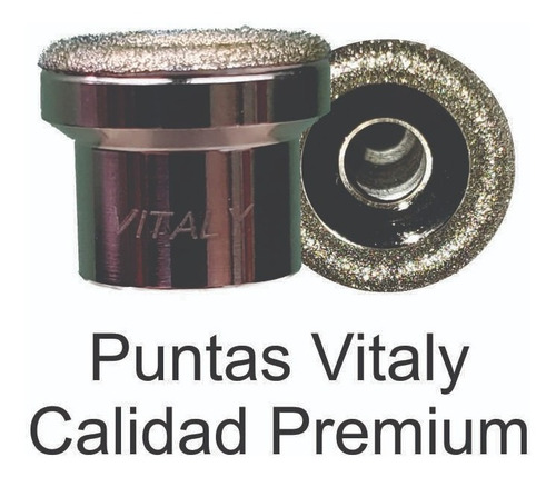 Imagen 2 de 3 de Kit Dermoabrasion 6 Puntas De Diamantes Vitaly Envio Gratis