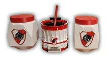 Comprar Mate 3d Estadio De River ¡¡azucareras Y Bombilla De Regalo!!