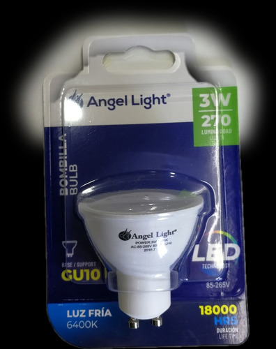 Bombillo Led Gu10 3w Luz Blanca - 2.5$ Al Mayor