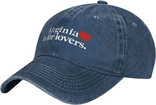 Gorra Vaquera Virginia Es Para Amantes Ajustable Negra