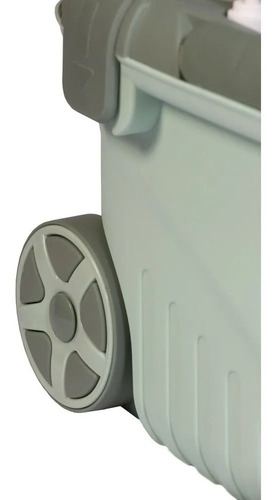Mopa Centrifuga Acero Ruedas Manija + 2 Mopas Balde