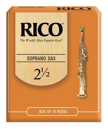Caña Para Saxo Soprano Nº2,5 Rico Musicapilar