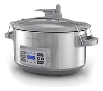 Comprar Olla De Cocción Lenta Digital De 7 Cuartos Sonda De Temperat