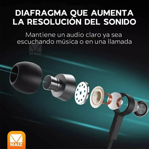 Audífonos Jack 3.5mm In-ear Alámbricos Manos Libres