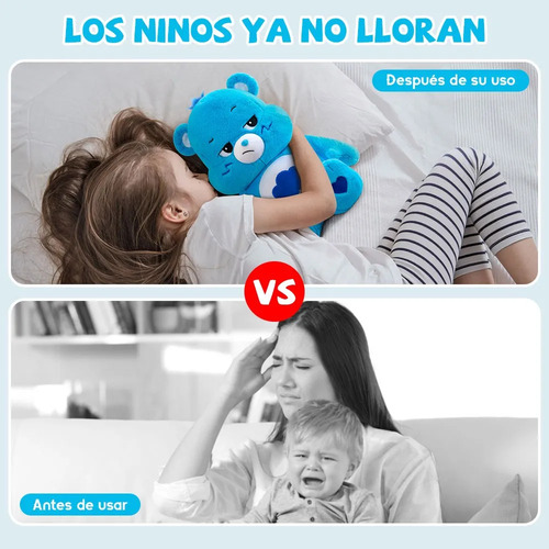 Peluche Little Bear 27 Cm, Juguete Para Bebés, Oso Arcoíris