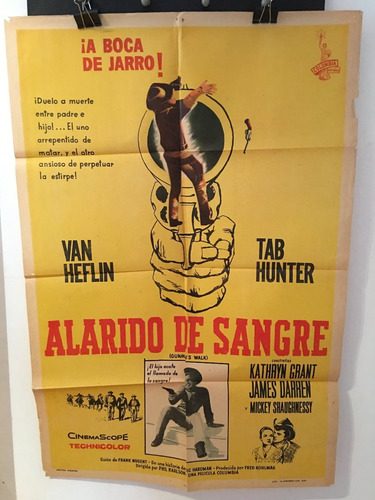 Afiche De Cine Original - Alarido De Sangre