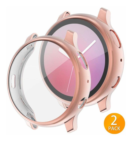 2 Fundas Para Samsung Watch Active 2 44 Mm Rosa