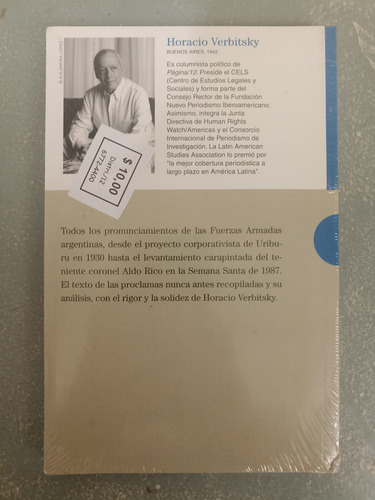 Medio Siglo De Proclamas Militares - H Verbitsky / Sellado