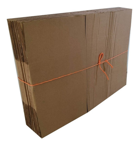 Imagen 1 de 4 de Caja Cartón Empaque Mediana Reciclado Paquete Con 50