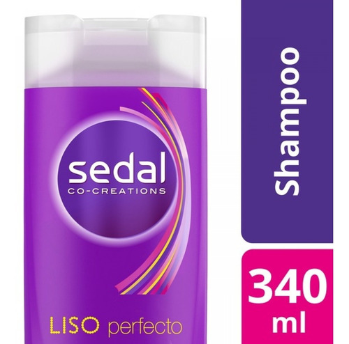 Imagen 1 de 8 de Shampoo Sedal Liso Perfecto 340 Ml