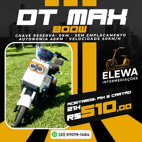 Dt Max 800w Autopropelida , Sem Habilitação E Sem Cnh .