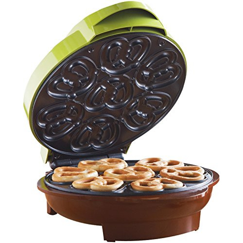 Máquina Hacer Mini Pretzels Sin Adherencia, Verde