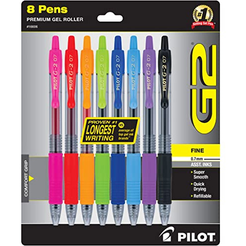 Bolígrafos De Tinta De Ge Pilot G2 Premium Refillable And Re