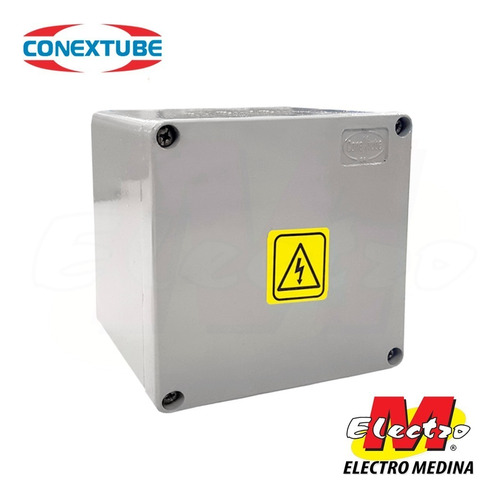 Caja Estanca Aluminio 100x100x100 Conextube Electro Medina