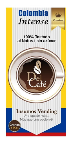 Imagen 1 de 3 de Cafe Colombiano Intenso Premium Tostado En Grano O Molido