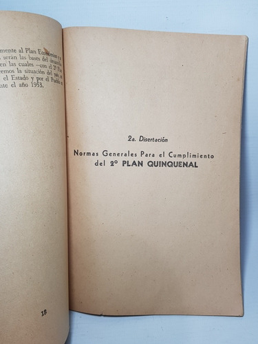 Perón Peronismo 2do Plan Quinquenal Libros + Posta Mag 56300