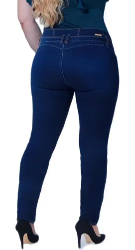 19(42) Pantalon Mezclilla Strech, Recto,mujer 📦