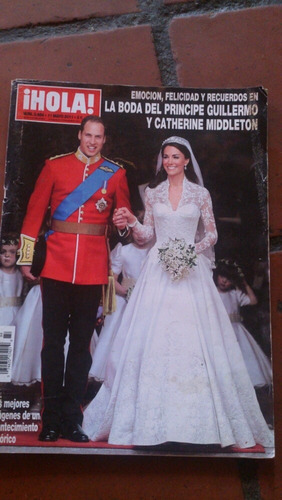 Revista Hola Edic Especial La Boda Del Príncipe  Us$12,00